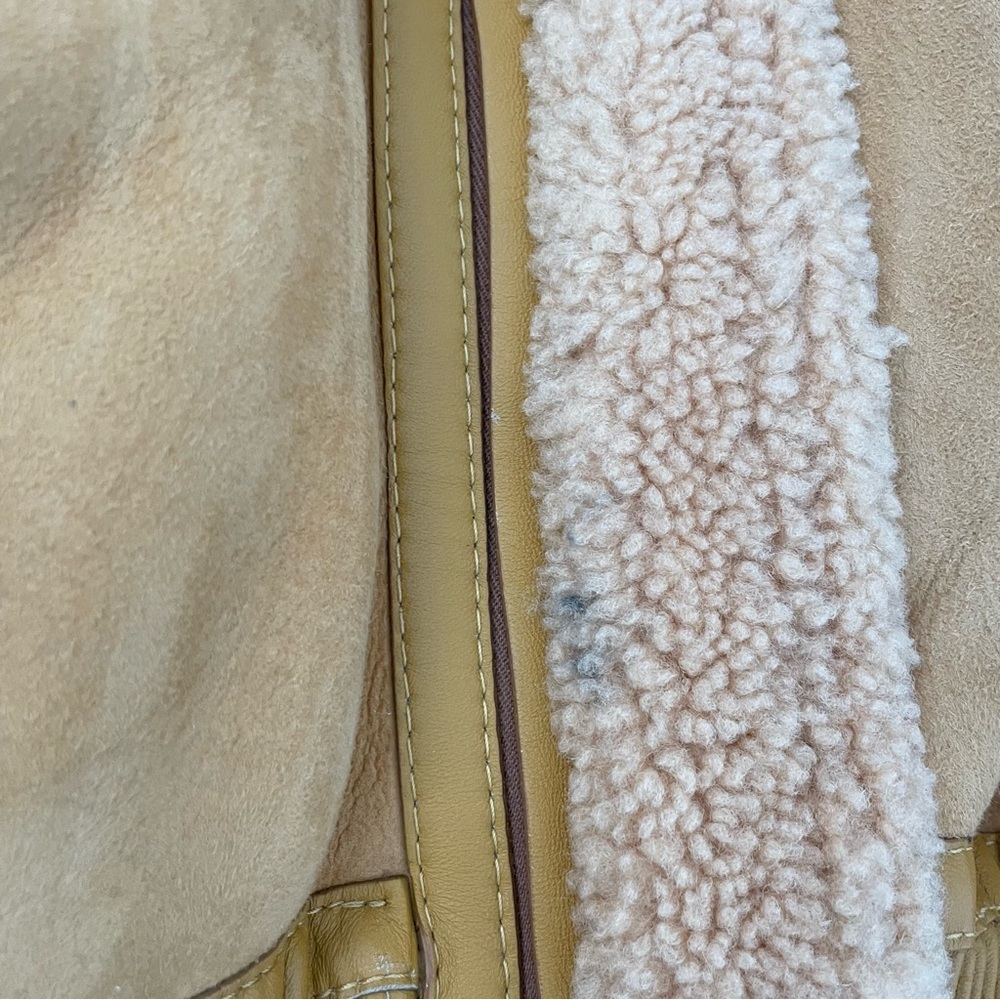 Arj The Pluto Reversible Shearling Jacket In Saff… - image 7